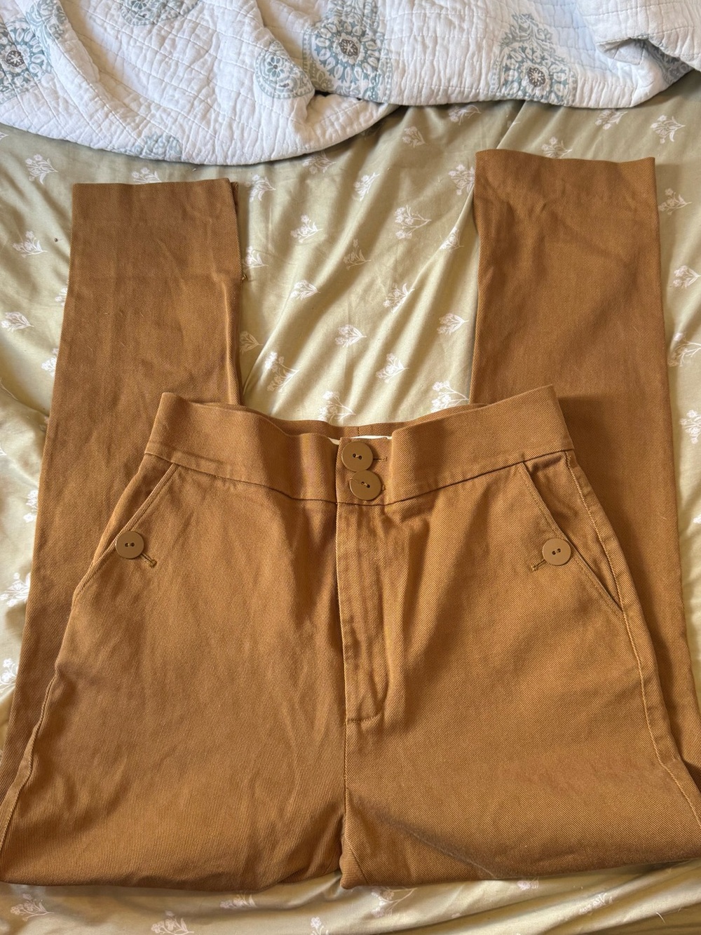 Zara Woman Button Dress Trousers